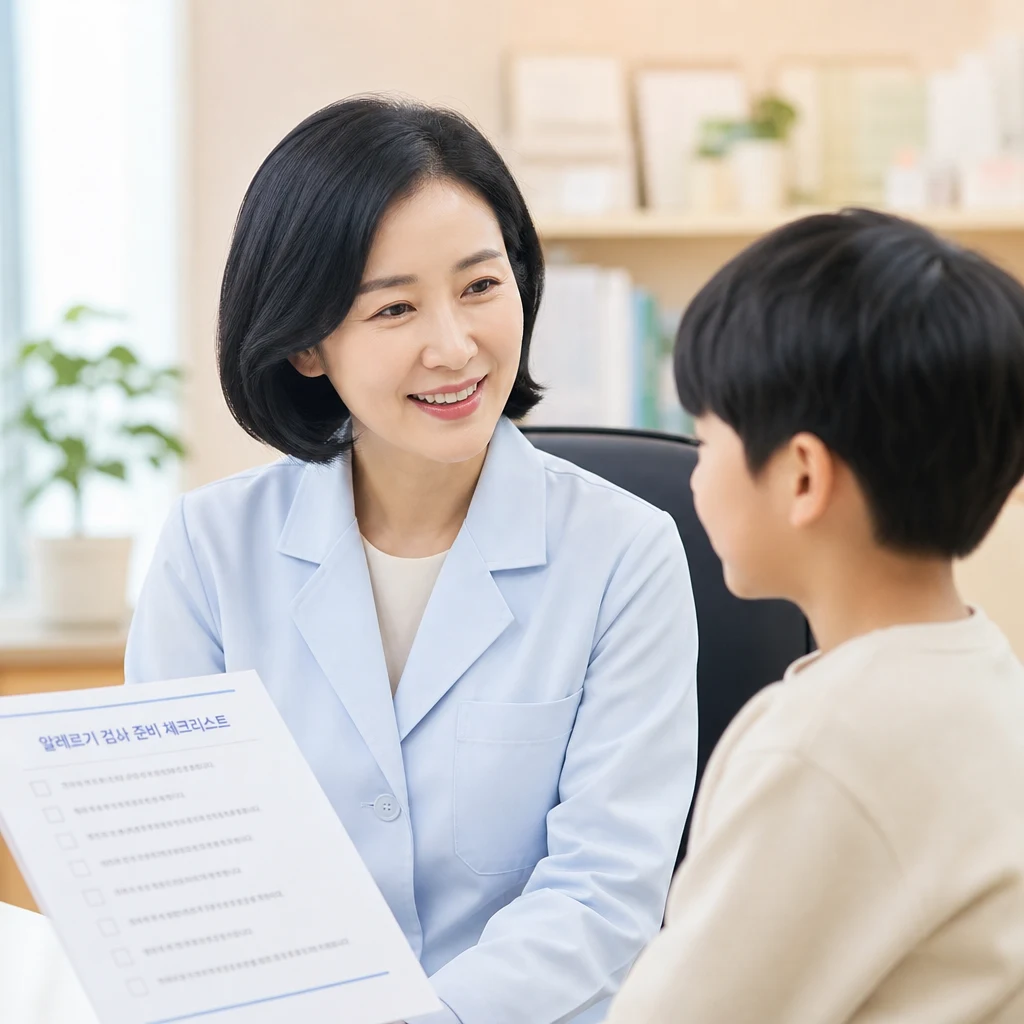 알레르기 검사 전 준비할 것은 무엇인가요?